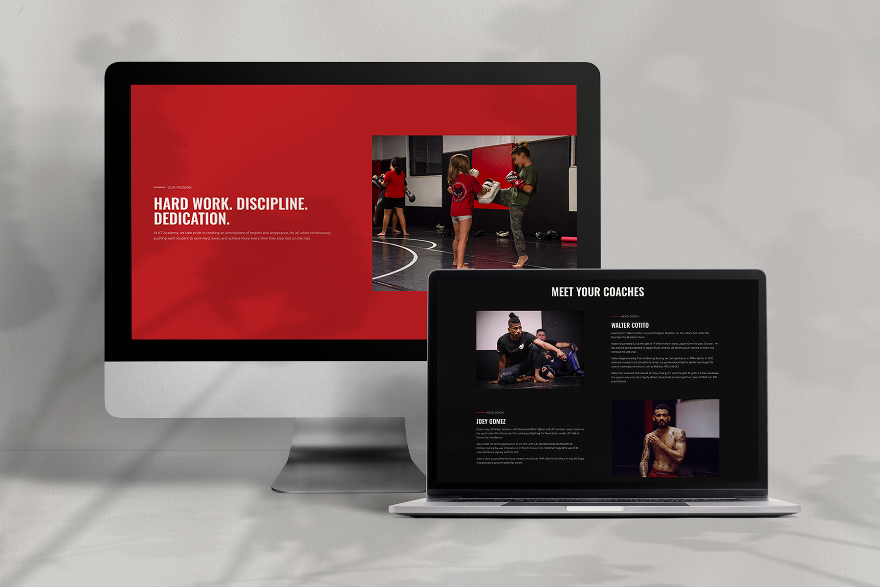 Karasu Tengu Academy Website Design